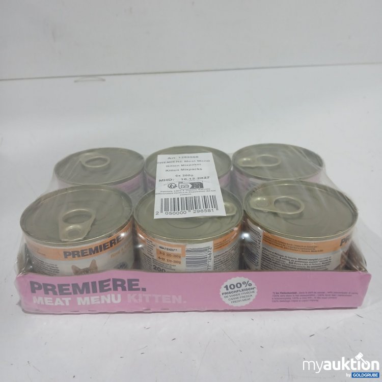 Artikel Nr. 477331 Artikel Nr. 477331: PREMIERE Meat Menu Kitten Mixpaket 6x200g