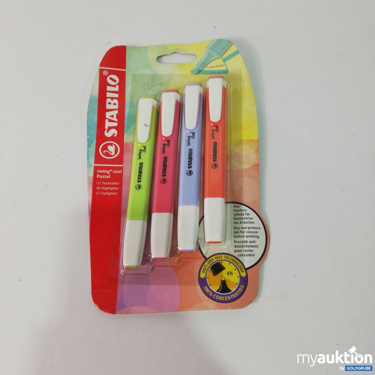 Artikel Nr. 785331 Artikel Nr. 785331: Stabilo Textmarker 4 Stück
