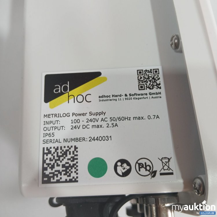 Artikel Nr. 848331: Ad Hoc Metrilog Power Supply Netzteilmodul 2440031