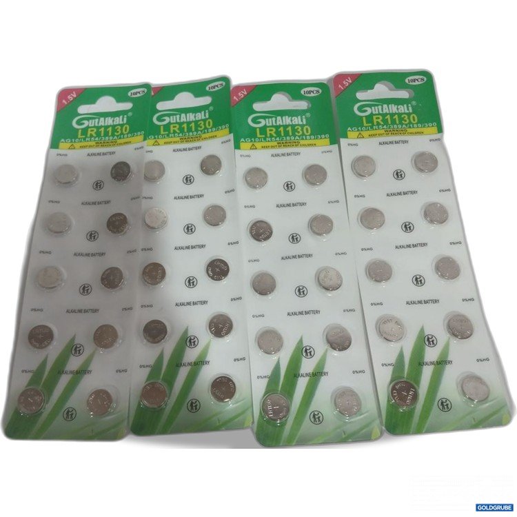 Artikel Nr. 919331: Gutitak LR1130 Knopfzellenbatterien 4er Pack