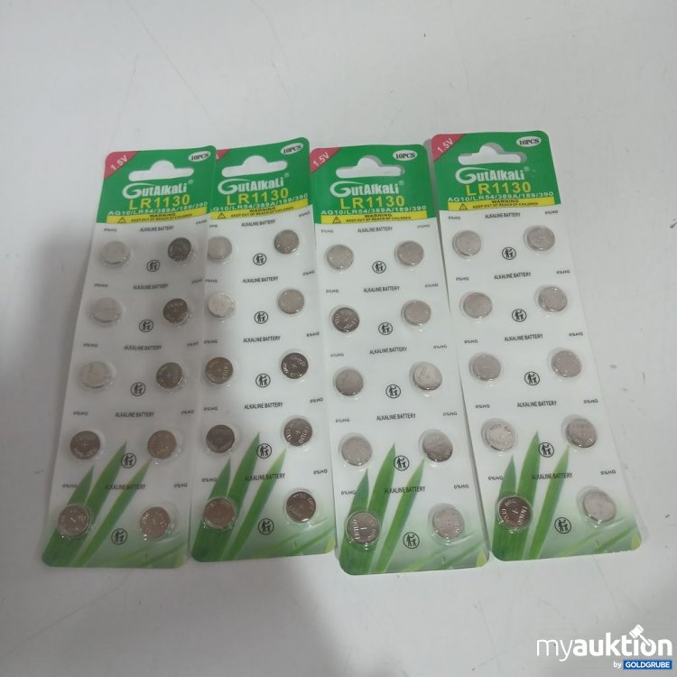 Artikel Nr. 919331: Gutitak LR1130 Knopfzellenbatterien 4er Pack