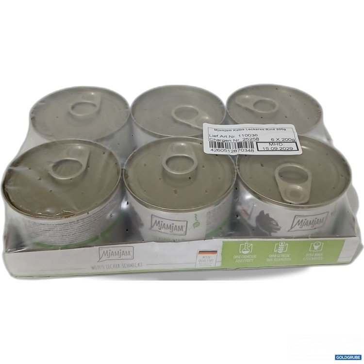 Artikel Nr. 978331: Mjamjam Katze Leckeres Rind 6x200g