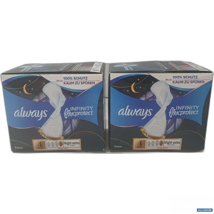 Artikel Nr. 989331 Artikel Nr. 989331: Always Infinity flexprotect Night extra Gr. 4 2x9Stk