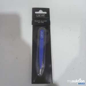 Auktion canal Splitterpinzette blau 9 cm rostfrei 2023-02