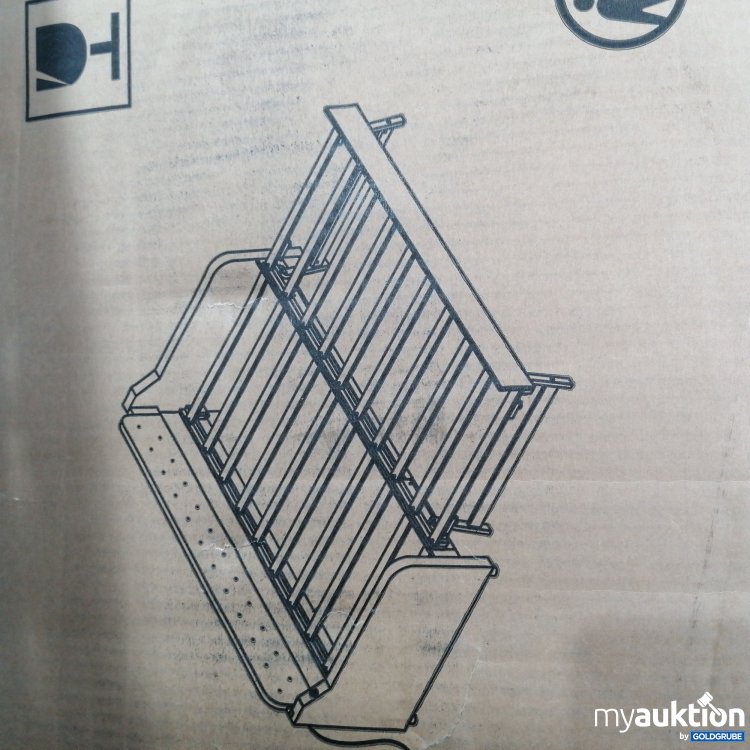 Artikel Nr. 439332: Plattform Bett grau 90x200 cm WF325879AAE