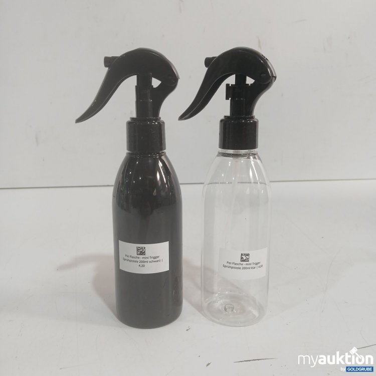 Artikel Nr. 465332 Artikel Nr. 465332: Sprühflasche mini Trigger 200 ml schwarz und klar