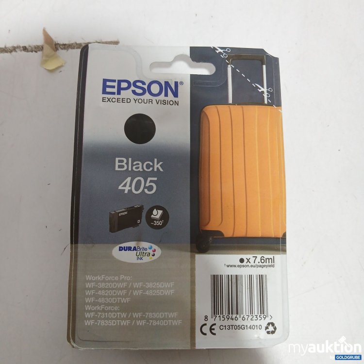 Artikel Nr. 523332: Epson Black 405 ●x7.6ml 