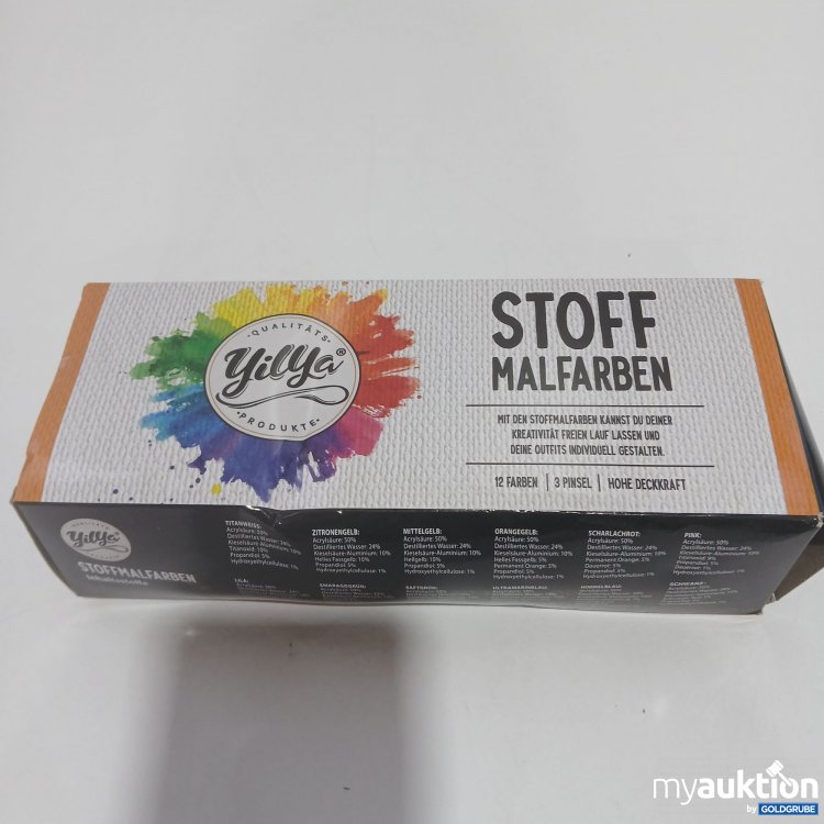 Artikel Nr. 847332: Yilya Stoffmalfarben 12 Farben 