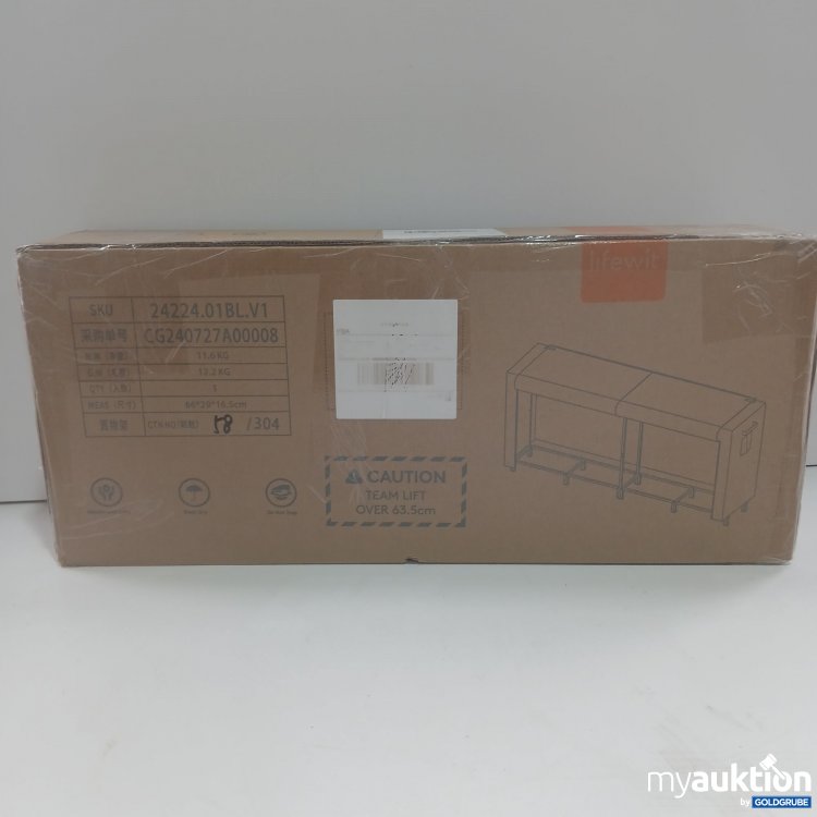 Artikel Nr. 857332 Artikel Nr. 857332: Lifewit Kaminholzregal 66x29x16,5cm 24224.01BL.V1