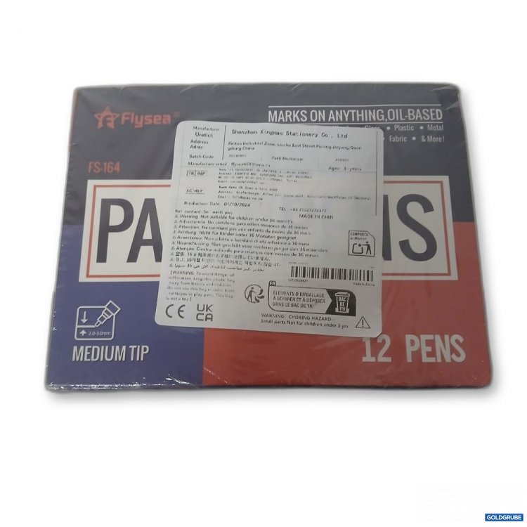 Artikel Nr. 913332: Flysea Permanent Marker FS-164 Medium Tip 12x Pens