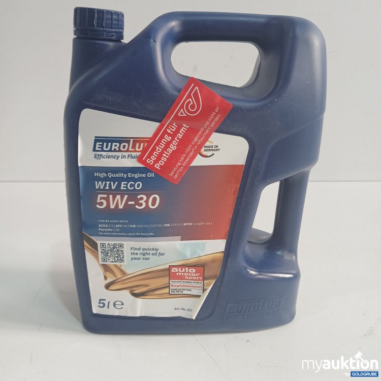 Artikel Nr. 961332: Eurolub Wiv Eco 5W-30 Oil  5l