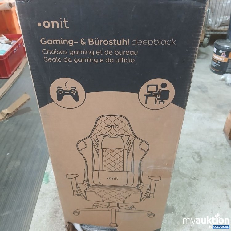 Artikel Nr. 447333 Artikel Nr. 447333: onit Gaming- & Bürostuhl deepblack