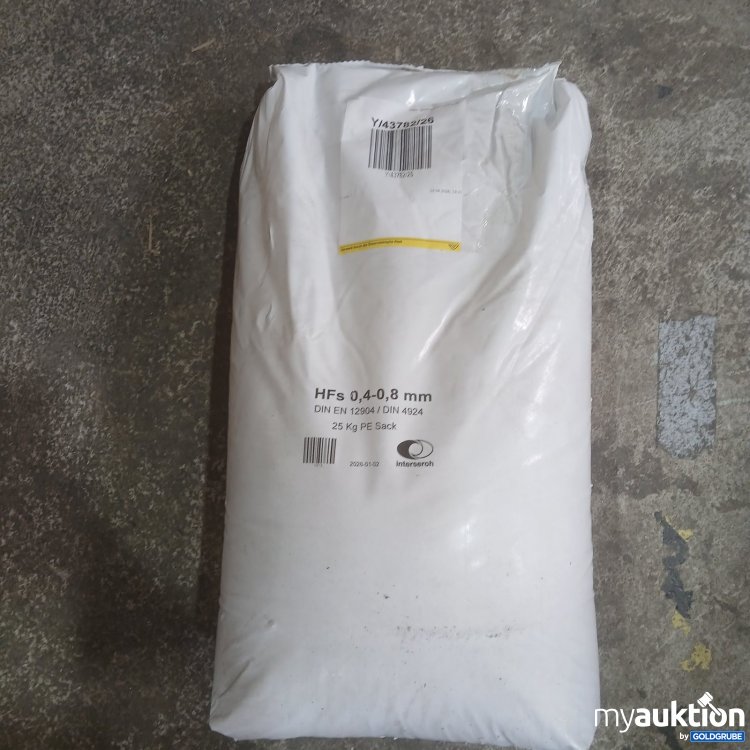 Artikel Nr. 469333 Artikel Nr. 469333: 25 kg Sack HFs 0,4-0,8 mm
