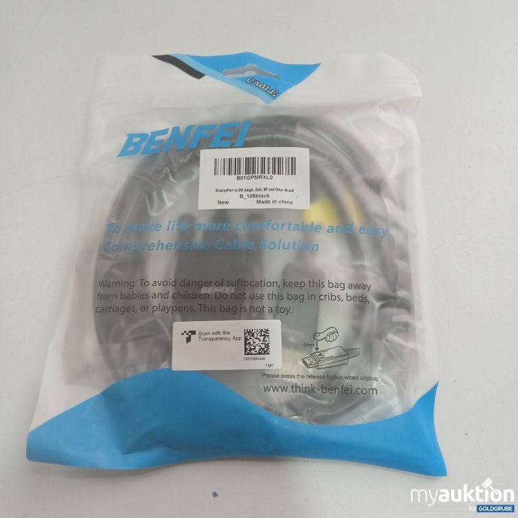 Artikel Nr. 825333: Benfei DisplayPort to DVI Adapter 