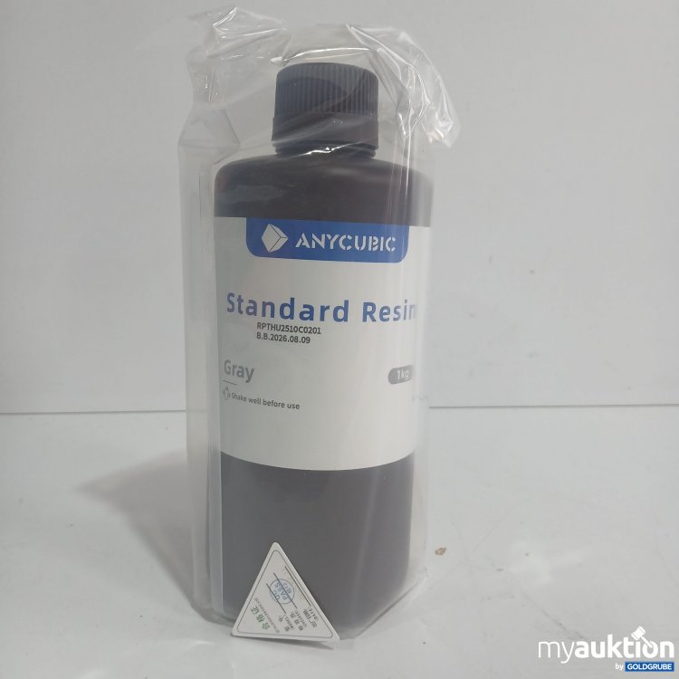 Artikel Nr. 832333 Artikel Nr. 832333: Anycubic Standard Resin gray 1kg