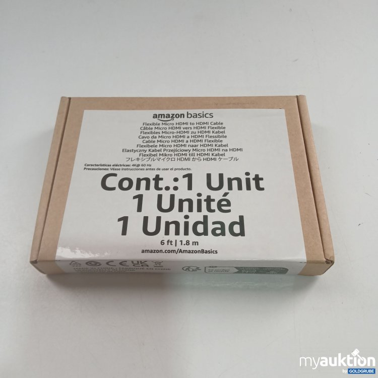 Artikel Nr. 846333 Artikel Nr. 846333: Amazon Basics Flexibles Micro-HDMI zu HDMI Kabel 1.8m