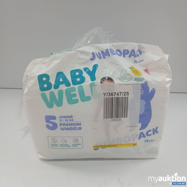 Artikel Nr. 857333 Artikel Nr. 857333: Baby Well 5 Junior (11-16kg) Premium Windeln 72 Stück