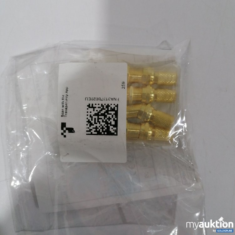 Artikel Nr. 893333: F-Stecker für SAT Kabel BK Anlagen 4Paare