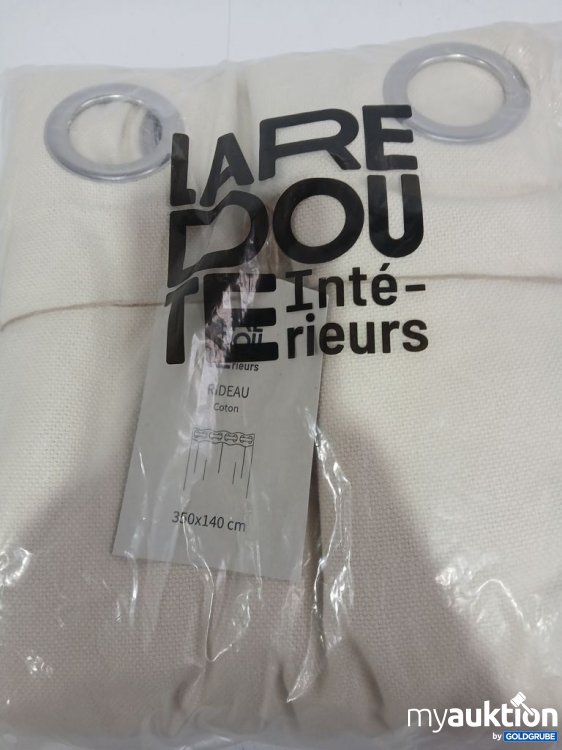 Artikel Nr. 933333 Artikel Nr. 933333: LAREDOUTE Vorhang mit Ösen Creme 350x140 cm