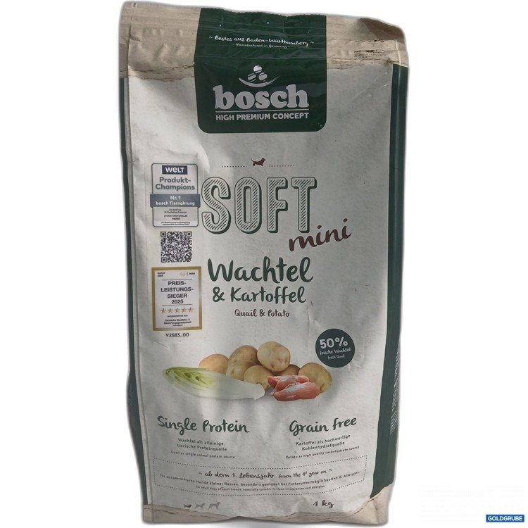 Artikel Nr. 958333: Bosch soft mini Wachtel & Kartoffel 1kg 