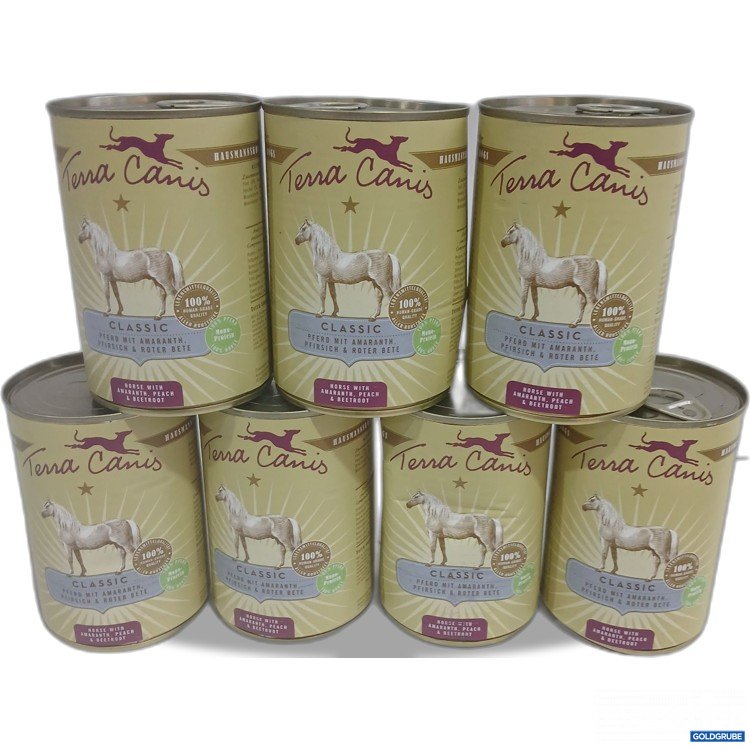 Artikel Nr. 985333: Terra Canis Hundefutter Pferd mit Amaranth, Pfirsich & Roter Beete 7x400g