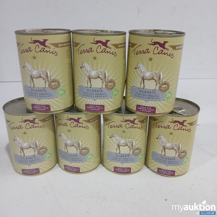 Artikel Nr. 985333: Terra Canis Hundefutter Pferd mit Amaranth, Pfirsich & Roter Beete 7x400g