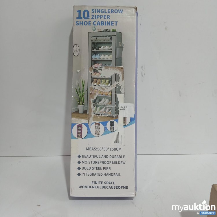 Artikel Nr. 446334 Artikel Nr. 446334: 10 Layers Singlerow Zipper Shoe Cabinet 58x30x158cm