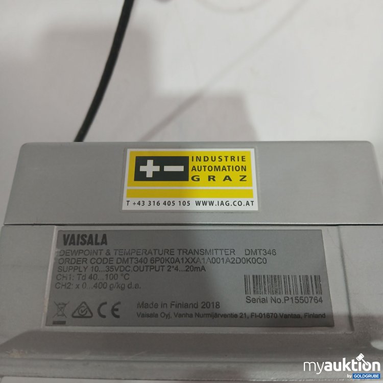 Artikel Nr. 524334: Vaisala Dewpoint & Temperature Transmitter DMT346 