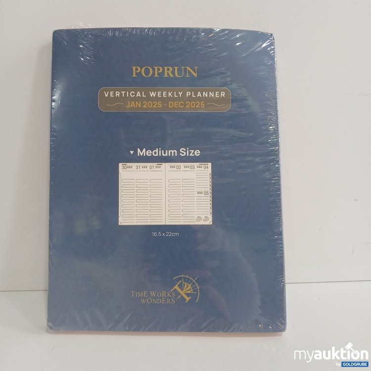 Artikel Nr. 821334 Artikel Nr. 821334: Poprun Vertical Weekly Planer Jan 2025 - Dec 2025