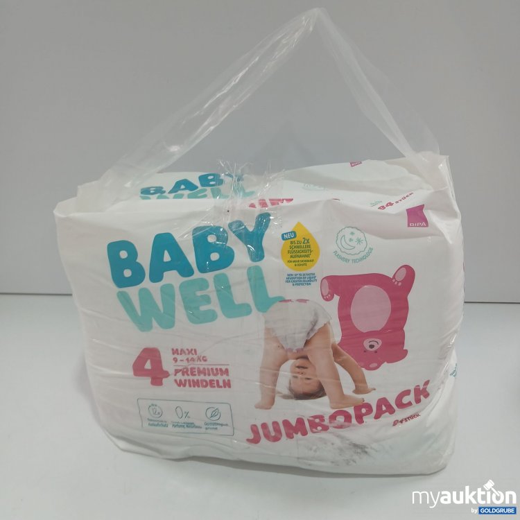 Artikel Nr. 857334 Artikel Nr. 857334: Baby Well 4 Maxi(9-14kg) Premium Windeln 84 Stück