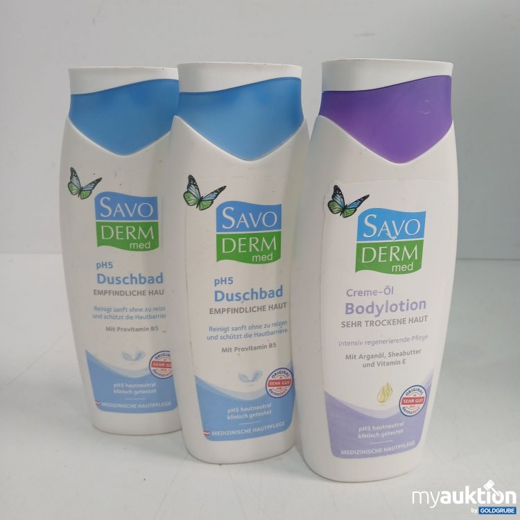 Artikel Nr. 869334 Artikel Nr. 869334: Savoderm Duschbad / Bodylotion 3x400ml