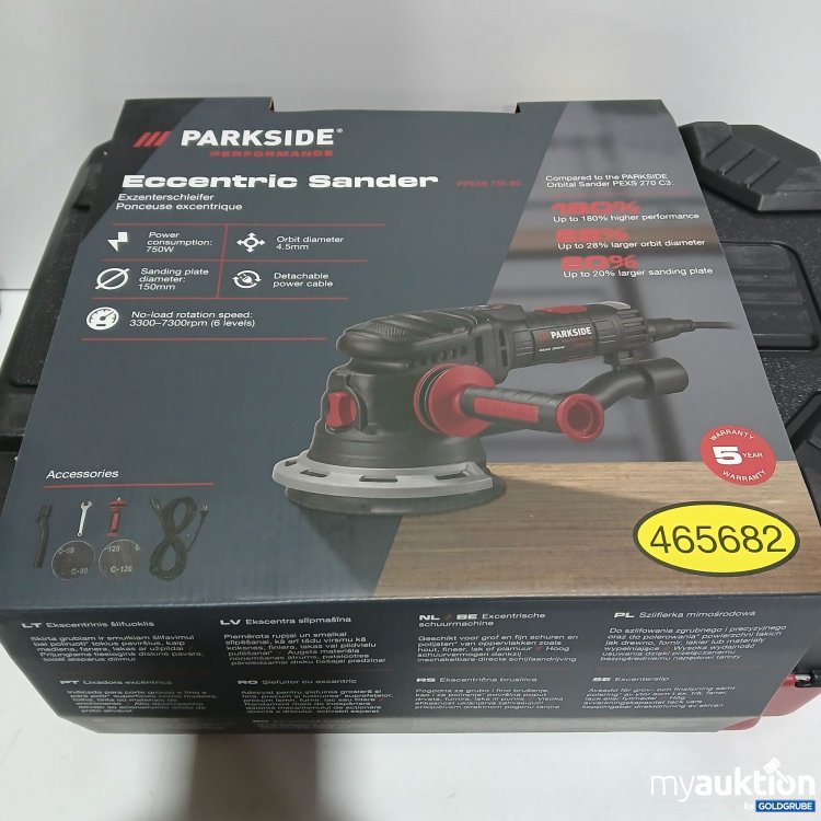 Artikel Nr. 890334 Artikel Nr. 890334: Parkside Eccentric Sander Exzenterschleifer