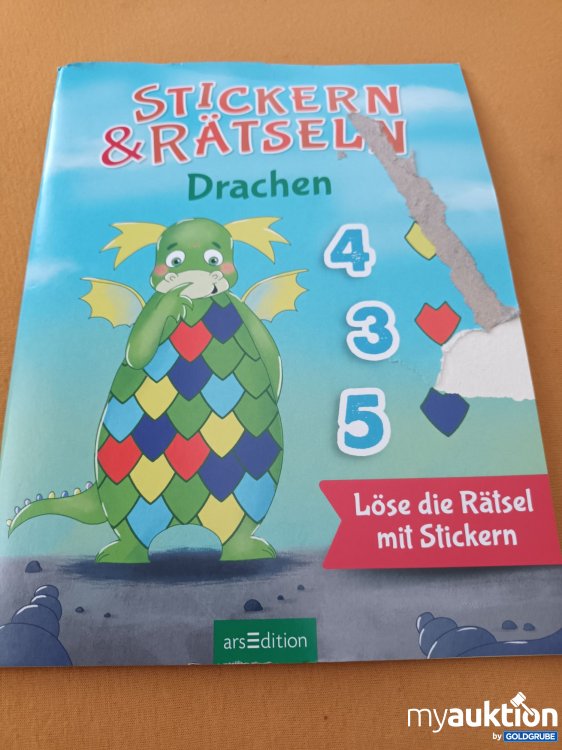 Artikel Nr. 901334: Stickern & Rätseln, Drachen 
