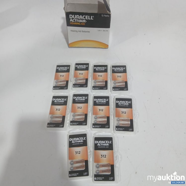 Artikel Nr. 912334: Duracell Activair Hörgerätebatterien 312