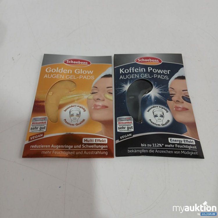 Artikel Nr. 918334: Schaebens Augen Gel-Pads Golden Glow & Koffein Power 2 Stück
