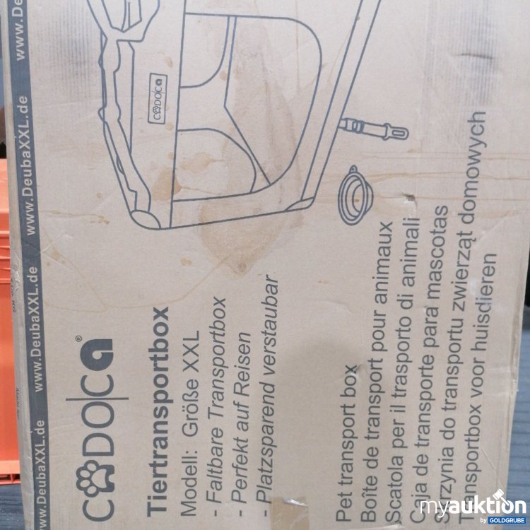 Artikel Nr. 441335: Cadoca Tiertransportbox DB0080165