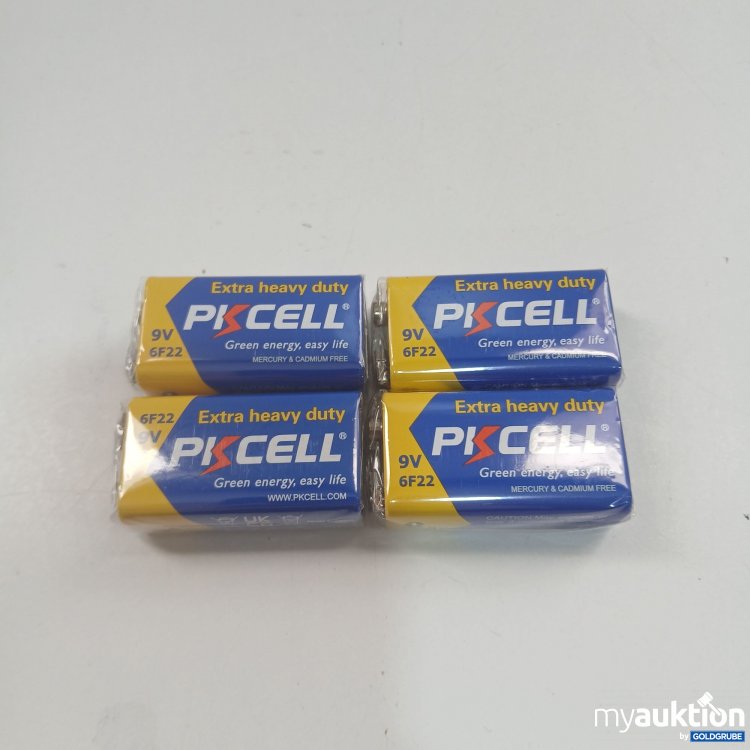 Artikel Nr. 862335: Pkcell Batterien 9V 6F22 4 Stück 