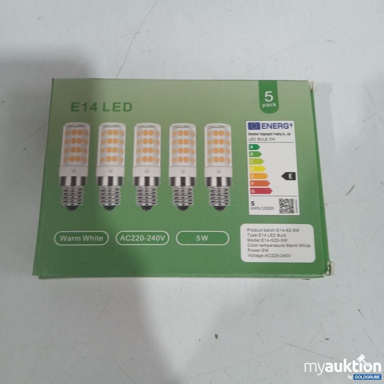 Artikel Nr. 932335 Artikel Nr. 932335: E14 LED Bulb 5W 5 pack 240V
