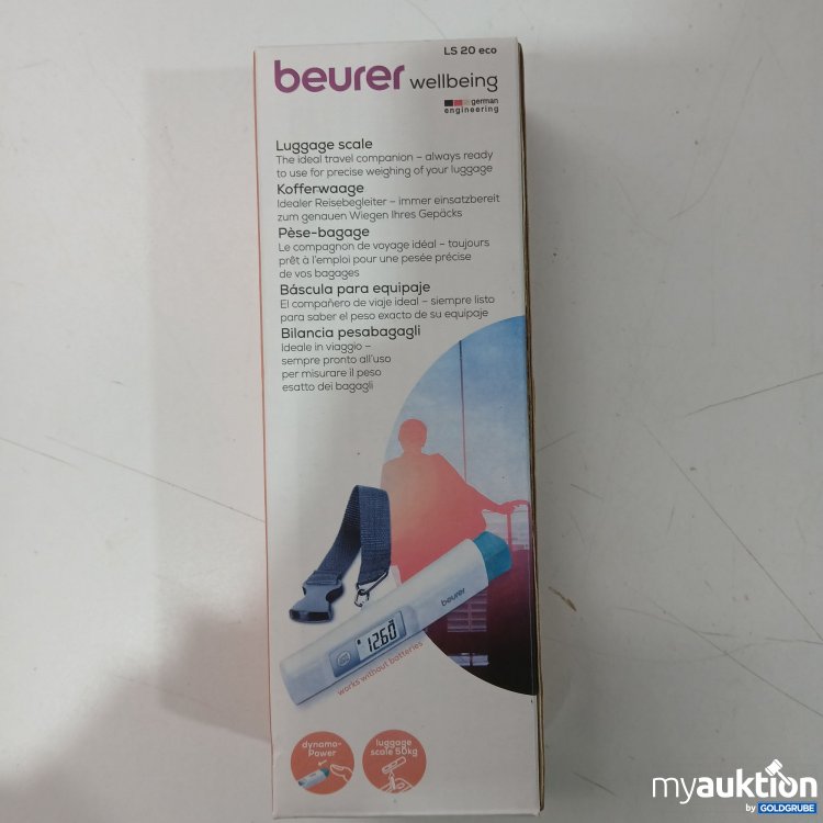Artikel Nr. 952335: Beurer Kofferwaage LS 20eco