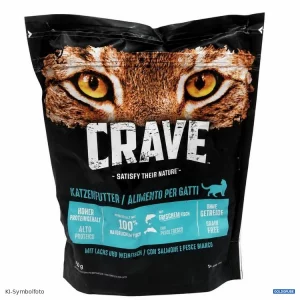 Artikel Nr. 477335: Crave Katzenfutter mit Lachs & Weißfisch 750g