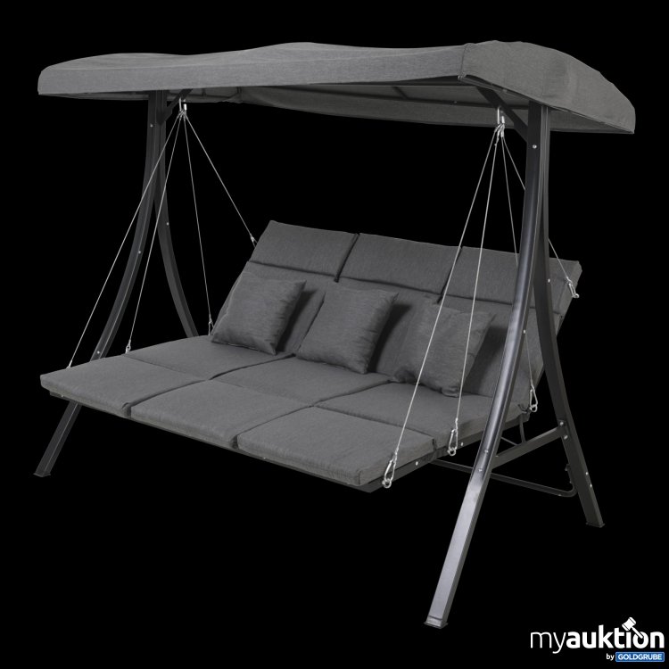 Artikel Nr. 394336 Artikel Nr. 394336: Hollywoodschaukel MADEIRA, 3-+Pers. 200 x 114,5 x 168 cm in grau