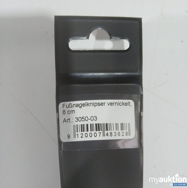Artikel Nr. 526336: canal Fußnagelknipser vernickelt 8 cm 3050-03