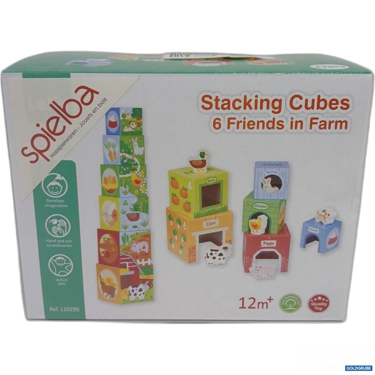 Artikel Nr. 916336: Lelin Speilba Stacking Cubes 6Friends in Farm 12m+ 