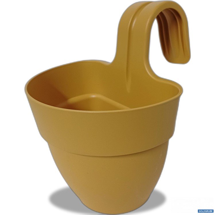 Artikel Nr. 917336 Artikel Nr. 917336: Hängernder Blumentopf, senfgelb, ca.19x20cm