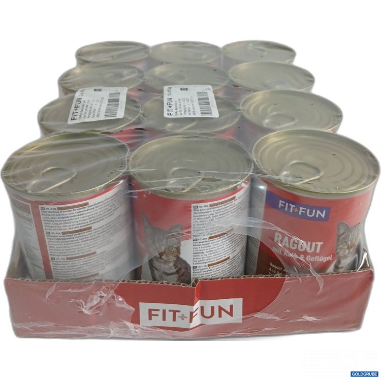 Artikel Nr. 958336: Fit+Fun Katzenfutter Ragout mit Kalb & Geflügel 12x415g 