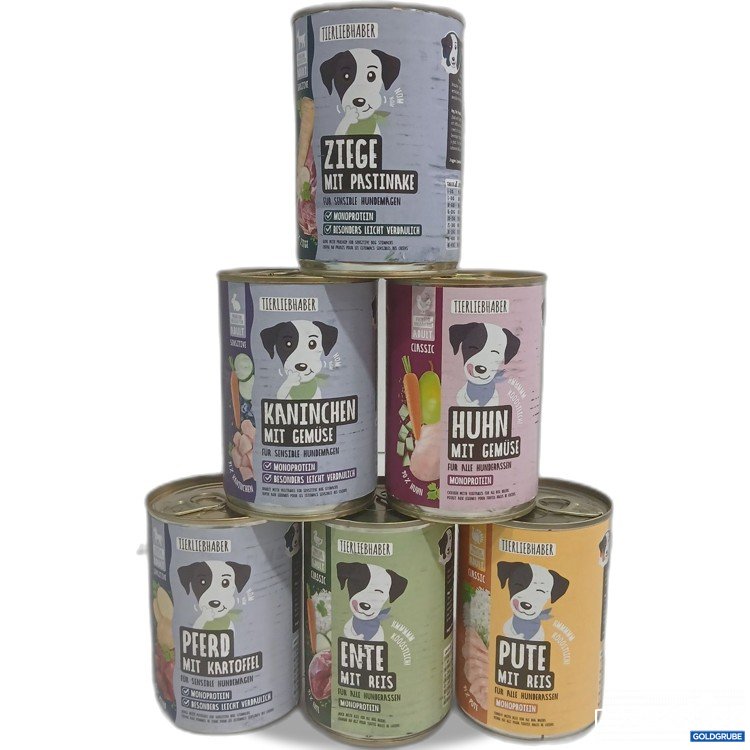 Artikel Nr. 985336: Tierliebhaber Hundefutter diverse Sorten 6x400g