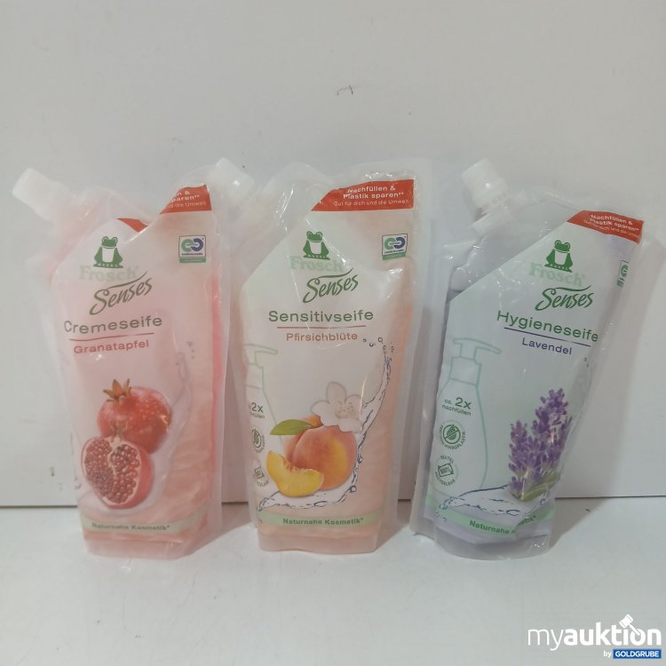 Artikel Nr. 989336 Artikel Nr. 989336: Frosch Seifen-Nachfüllpackungen je 500ml 3Stk