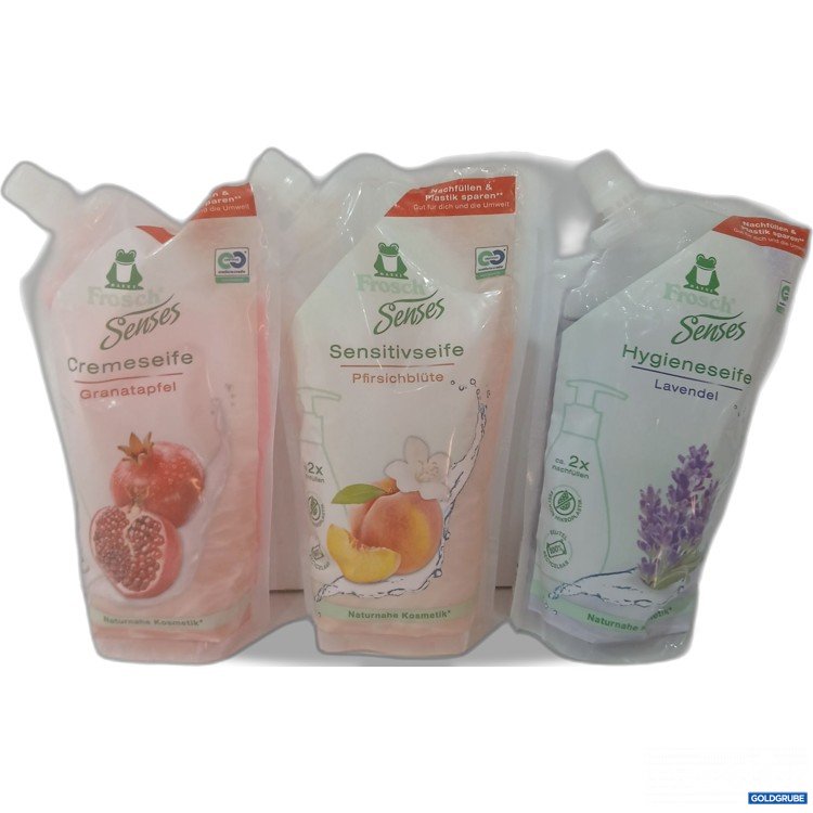Artikel Nr. 989336 Artikel Nr. 989336: Frosch Seifen-Nachfüllpackungen je 500ml 3Stk