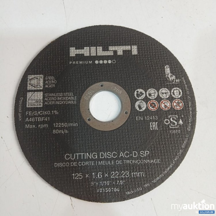 Artikel Nr. 442337: Hilti Cutting Disc AC-D SP 125x1.6x22.23 mm 100Stk