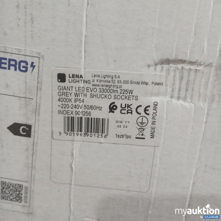 Artikel Nr. 525337: Lena Lighting Giant LED EVO 3300lm 225W grey with Shucko Socket 
